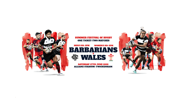 Barbarians contra Gales y Barbarians Femenino contra Gales Femenino