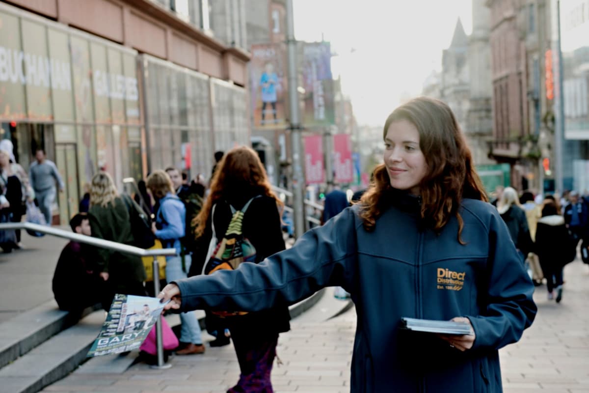 Distribución de folletos